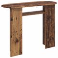 vidaXL Konzolový stôl Staré drevo 100 x 39,5 x 75 cm Kompozitné drevo
