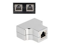 Sieťový adaptér - RJ-45 (F) do RJ-45 (F) - STP - CAT 5e