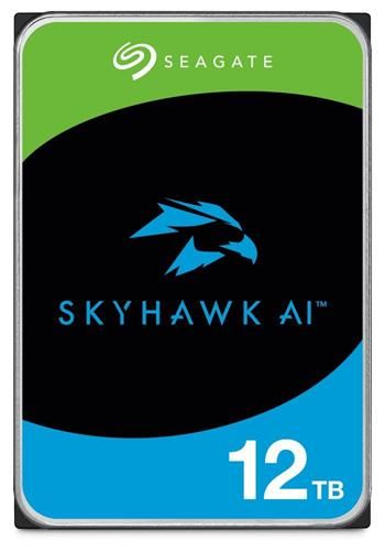 HDD 12TB Seagate SkyHawk AI Pevný disk, interní, 12TB, SATA III, 3,5", 7200 rpm, 512MB