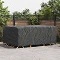 vidaXL Obal na nábytok Jednofarebný Čierna 280 x 204 x 106 cm 600D