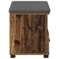 vidaXL Predsieňová lavica Staré drevo 60 x 38 x 46 cm