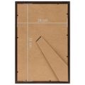 vidaXL Fotorámiky na stôl, koláž 5 ks, čierne 28x35 cm, MDF