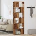vidaXL Skriňa na knihy/Izbový prepážka Old Wood 60x24x186 cm