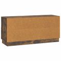 vidaXL TV skrinka Dymový dub 102 x 34,5 x 47 cm Kompozitné drevo