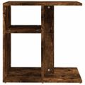 vidaXL Príručný stolík dymový dub 50x30x50 cm spracované drevo