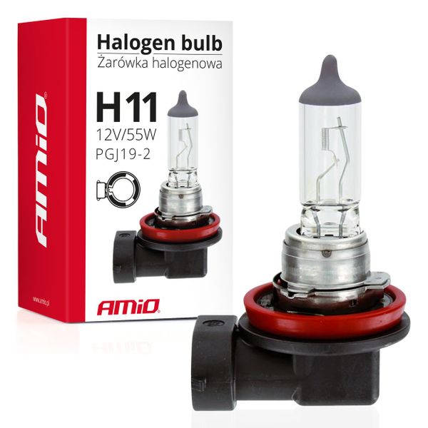 Halógénová žiarovka H11 12V 55W UV filter (E8) AMiO-01159