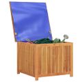 vidaXL Záhradný úložný box 75x75x58 cm masívne akáciové drevo