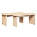 vidaXL Konferenčný stolík 2 ks Prírodná 100 x 69 x 35,5 cm