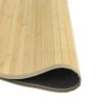 vidaXL Koberec okrúhly bledý prírodný 100 cm bambus