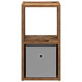 vidaXL Nočný stolík 2 ks Staré drevo 25,5 x 22 x 49,5 cm