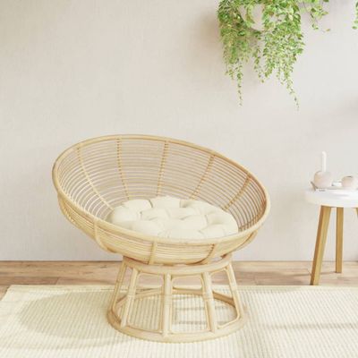 vidaXL Okrúhly vankúš krémový Ø 60 x 11 cm oxfordská látka