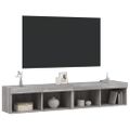 vidaXL TV skrinky s LED svetlami 2 ks sivé sonoma 80x30x30 cm