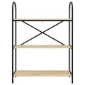 vidaXL Regál na knihy 3 úrovní 80 x 30 x 109 cm Kompozitné drevo