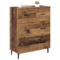 vidaXL Servírovacia skriňa Staré drevo 69,5 x 34 x 90 cm