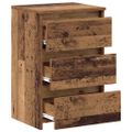vidaXL Nočné skrinky 2 ks Staré drevo 40x35x62,5 cm Konštrukčné drevo