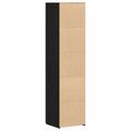 vidaXL Highboard Čierny dub 45 x 42,5 x 185 cm