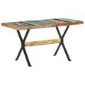 vidaXL Jedálenský stôl 140x70x76 cm, recyklovaný masív