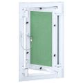 vidaXL Access Panel Zelená a strieborná 20 x 35 cm