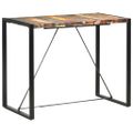 vidaXL Barový stolík 140x70x110 cm masívne recyklované drevo