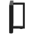 vidaXL Nohy konferenčného stolíka v tvare T, 2 ks, čierne, 50x25x(42-43) cm, oceľové