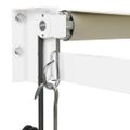 vidaXL Automatická zaťahovacia markíza, krémová 3,5x2,5 m