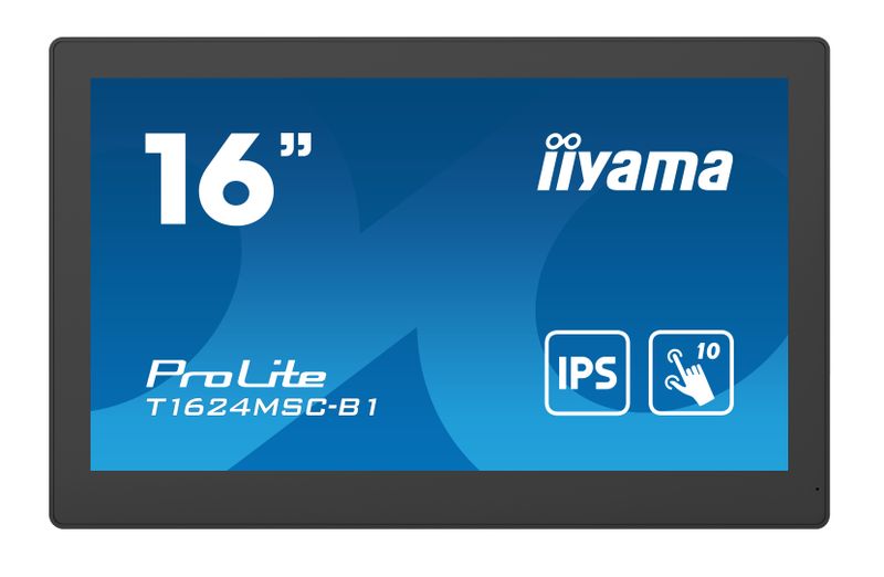 16'' iiyama T1624MSC-B1: FHD, HDMI, Media Player
