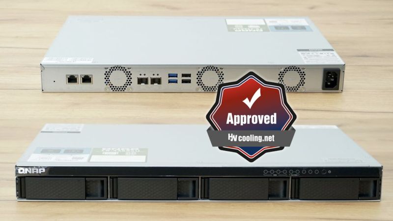 QNAP TS-435XeU-4G (2,2GHz, 4GB RAM, 4x SATA, 2x M.2 NVMe, 2x 2,5GbE, 2x 10GbE SFP+, malá hĺbka)