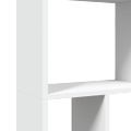 vidaXL Knižnica biela 60x20x120,5 cm, umelé drevo