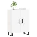 vidaXL Komoda biela 69,5x34x90 cm kompozitné drevo