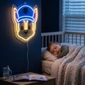 Závesné neonové LED Paw Patrol na plexiskle - Chase OW-130346