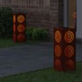 vidaXL Solárne LED svetlo na chodník 2 ks Teplá biela 18 x 18 x 50 cm
