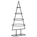 vidaXL Kovový vianočný dekoratívny stromček čierny 60 cm