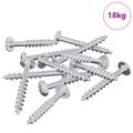 vidaXL Skrutka 7792 ks Strieborná 9,8 x 35 mm Železo