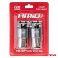 LED žiarovky FULL CANBUS PRO P21/5W 2x1860 SMD červené 12V 24V AMIO-03596