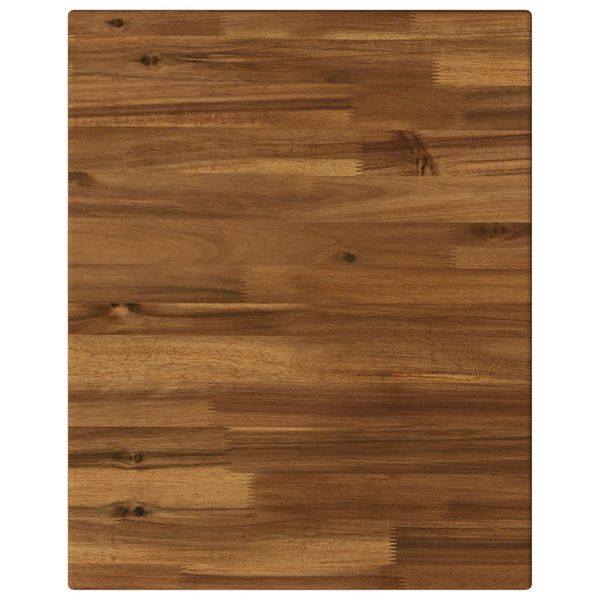 vidaXL Obdĺžnikový stôl 90 x 50 x 3,5 cm Obdĺžnikový Prírodná