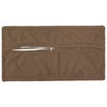 vidaXL Poťah na podložku 6 ks HOUTEN Svetlohnedá 40 x 80 cm