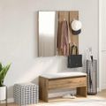VidaXL Sada nábytku do predsiene Artisan Oak Engineered Wood