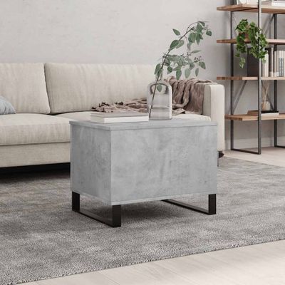 vidaXL Konferenčný stolík betónovosivý 60x44,5x45 cm spracované drevo