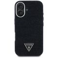 Puzdro Guess HC MagSafe FW Denim Triangle Logo pre iPhone 16 čierne
