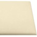 vidaXL Nástenné panely 12 ks krémové 90x15 cm umelá koža 1,62 m²