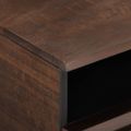 vidaXL Konferenčný stolík 80x55x40 cm surový mangovníkový masív