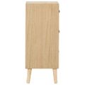 vidaXL Komoda so 6 zásuvkami 60x30x75 cm masívne borovicové drevo