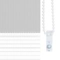 vidaXL Zebra roleta svetlosivá 135x200cm šírka látky 130,9cm polyester