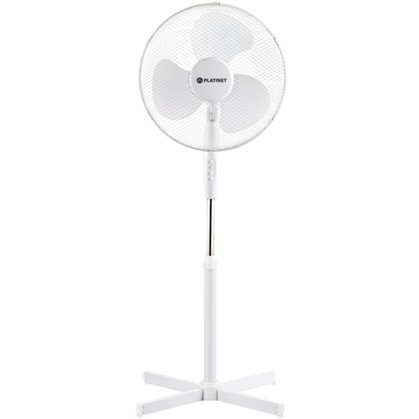 Platinet PSF1616W stojanový ventilátor 40 cm, oscilácia, biela