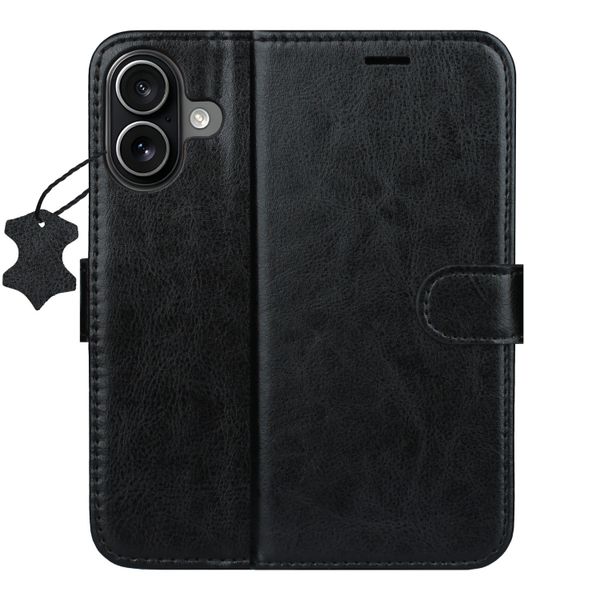 Puzdro Smart Luxe kožené pre iPhone 16 6,1" čierne