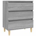 vidaXL Komoda sivý dub sonoma 60x35x70 cm spracované drevo