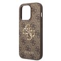 Obal Guess pre iPhone 15 Pro 6.1" GUHCP15L4GMGBR hnedý hardcase 4G Big Metal Logo