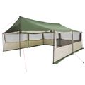 vidaXL Rodinný stan Zelená 600 x 400 x 268 cm Polyester a oceľ