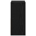 vidaXL Nočný stolík Čierny dub 25,5 x 22 x 49,5 cm Kompozitné drevo