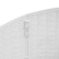 vidaXL Spodný kryt na vianočný stromček biely Ø65x23 cm plast